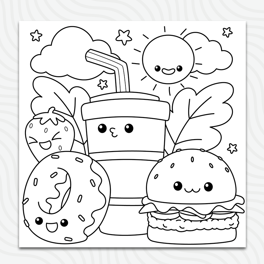Fast Food Sheet (50x50)