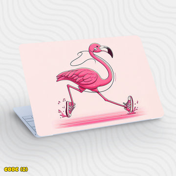 funky flamingo - Laptop Skin