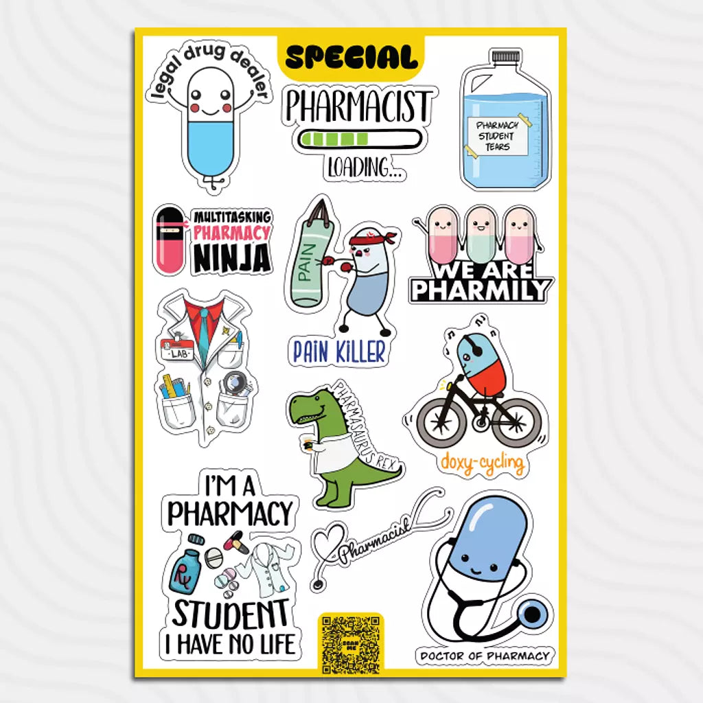 Pharmacy - Sticker Sheet