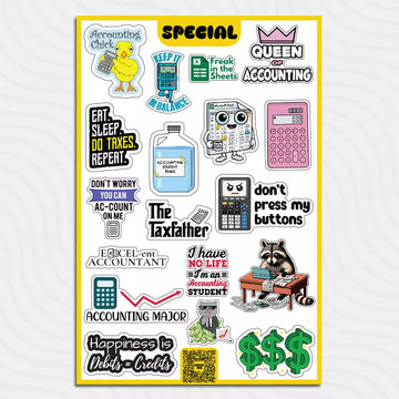 Accounting - Sticker Sheet