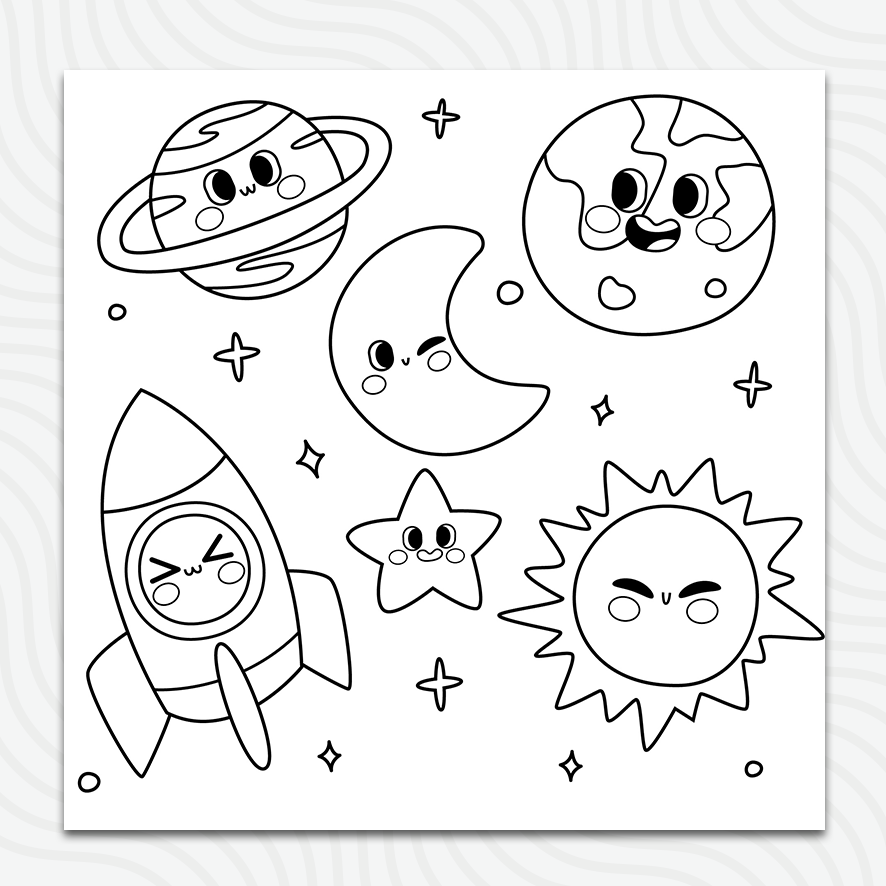 Planets Sheet (50x50)