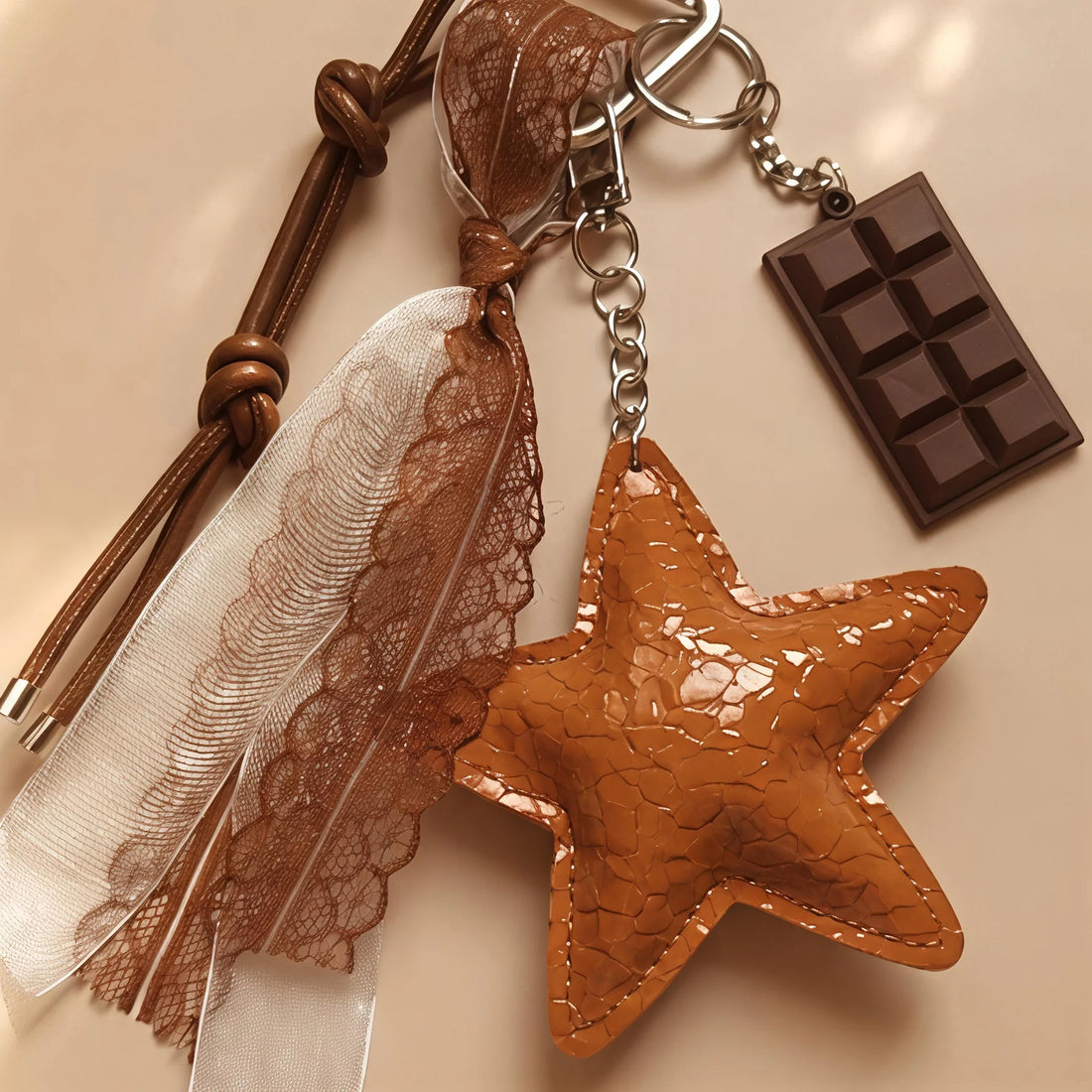 Sta & Chocolate - Bag Charm