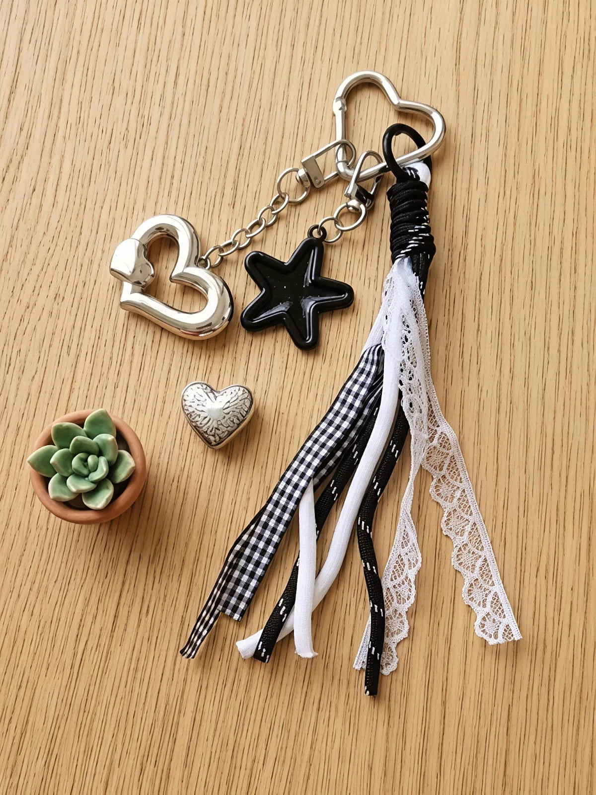 Star & Heart - Bag Charm