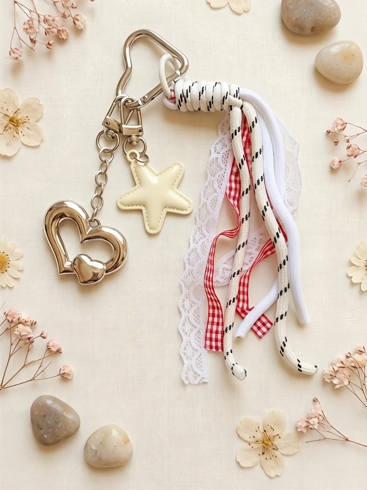 Star & Heart - Bag Charm