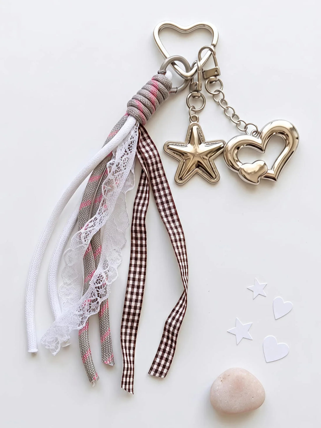 Star & Heart - Bag Charm