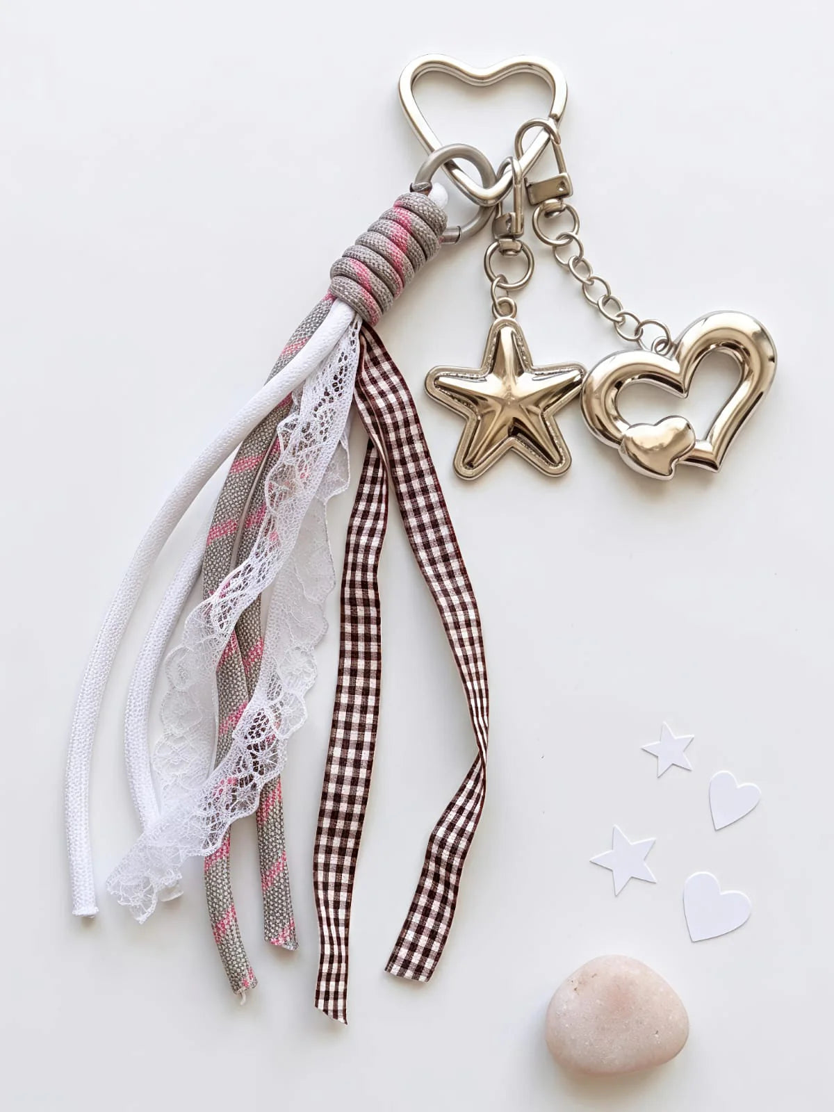 Star & Heart - Bag Charm