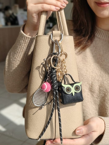 Black Cute Owl - Bag Charm