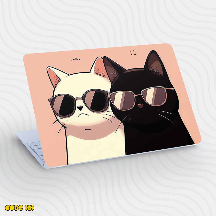 Two Cats - Laptop Skin