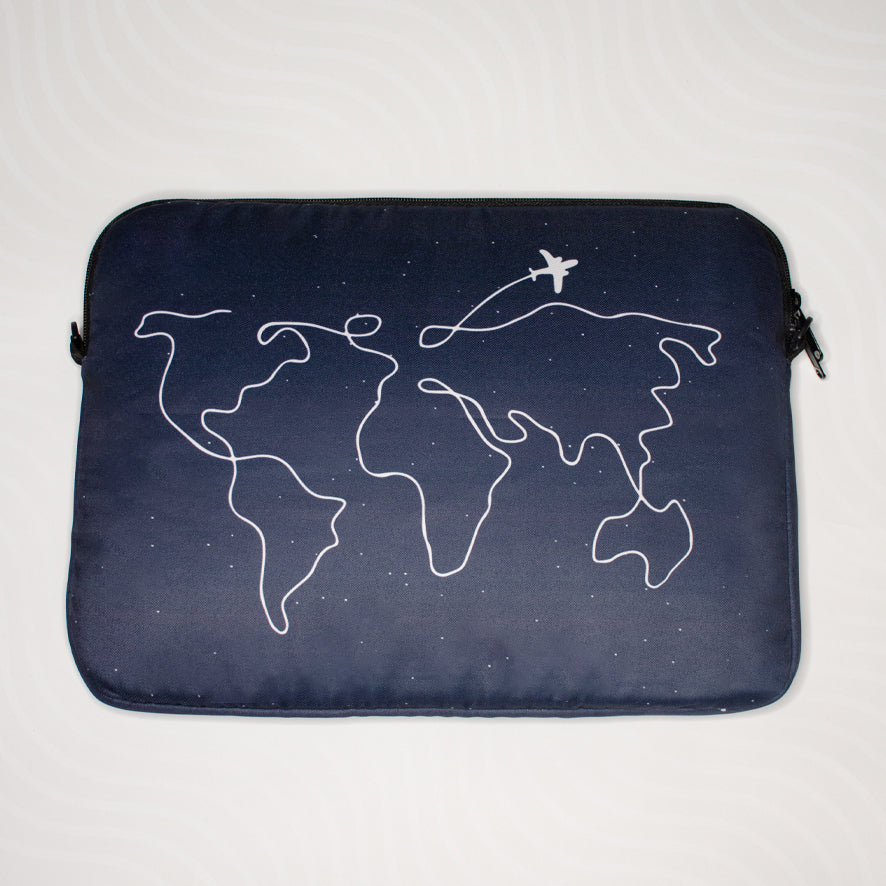 World Map - Laptop Sleeve